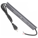 LEDUPDATES - UL Listed 24V 2.5A 60w Class 2 Triac Dimmable waterproof Linear Power Supply - This quality UL-listed 24v 60w 2.5A Class 2 Triac dimmable linear waterproof power supply. Compatible with most AC wall dimmers including Lutron, Leviton, and most other household dimmers. Can be used in dry or damp locations for LED lights and other applications.
