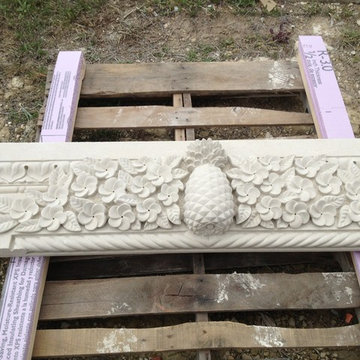 Custom Cut Lueders Limestone Carvings - Mezger