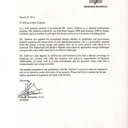 Letters of Recommendation - Products