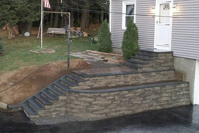 Front Steps & Retaining Wall