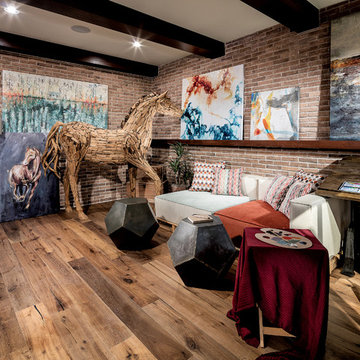 Creative Roman Brick Art Room - Coronado Stone Products Thin Brick Veneer