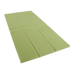 3x9 Cream Glass Subway Tiles - Home Accessories & Decor