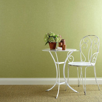 Country styled Hallway in Green Tones