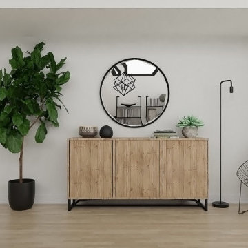 Open Plan: Urban Modern Living and Dining Room