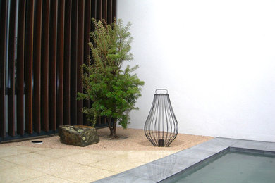 This is an example of a contemporary garden in Hobart.