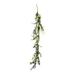 Shea's Wildflower - 48" White Daisy Garland - Wreaths And Garlands