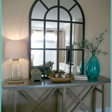 Industrial/Farmhouse Console Wall Vignette