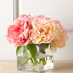 John-Richard Collection Petite Peony Faux Floral - Artificial Flowers Plants And Trees