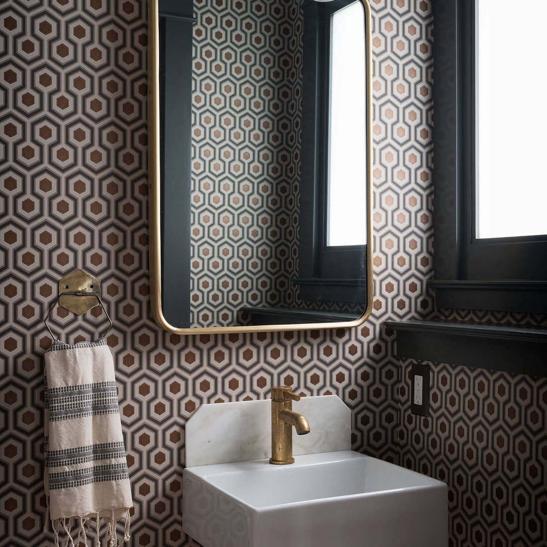 Transitional Powder Room