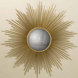 Sunburst Mirror &ndash; Gold | Pulp Home - Wall Mirrors