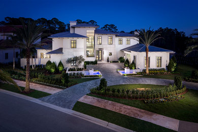 Example of a trendy exterior home design in Orlando