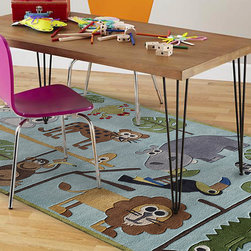 Safari Rugs by Momeni in Blue - Rugs