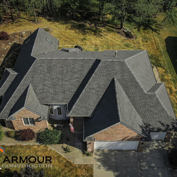 GAF Timberline HDZ Pewter Gray roof