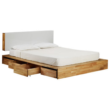 LAXseries Storage Platform Bed, Queen
