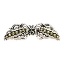 Inviting Home Inc. - Peapod Pull, Brilliant Pewter - Cabinet And Drawer Handle Pulls