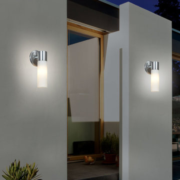 Eos Wet Location 1 Light Wall Fixtures in Entryway