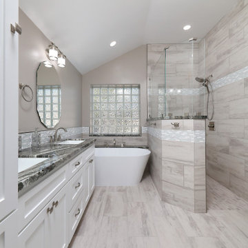 Martinsville Curb-less Shower and Bathroom Remodel