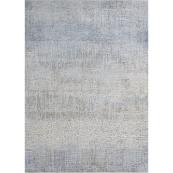 Couristan Gypsy Aquarelle Rug 9'10"x13'9" Pewter-Mode Beige Rug