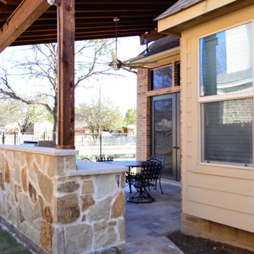 Fort Worth, TX, Outdoor Living Space Combination w/ 3-Season Room