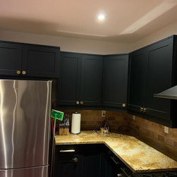 Profile I Cabinets in Black Serica - Kitchen Cabinetry