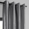 Platinum Grommet Blackout FauxSilk Taffeta Curtain Single Panel, 50"x84"