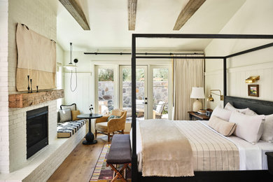 Bedroom - craftsman bedroom idea in Santa Barbara