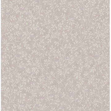 Climbing Vines Wallpaper in Lilac RN71001 from Wallquest