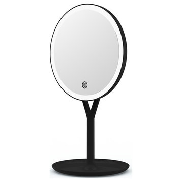 Clarity LED Makeup Mirror, Black