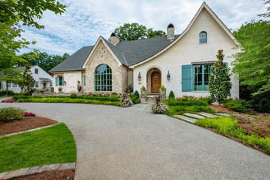 French country exterior home idea in Little Rock