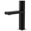 STYLISH Single Handle Modern Bathroom Faucet Sink Faucet, Matte Black Finish