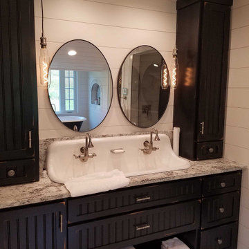 Custom Vanity with 48" Farm Sink