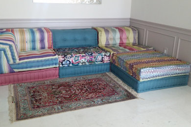 Inspiration for a contemporary family room remodel in Miami