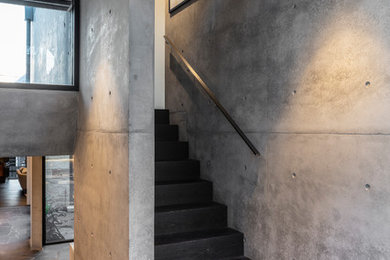 Photo of a contemporary staircase in Sydney.