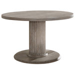 Best Master Furniture - Jessica Dining Collection, Round Dining Table - The thing most people will notice about this set first will be the finish. This set has a unique vintage grey finish that will accommodate any type of style in your home. If you are going for a more antique-look or this can also work well in a beach-side laid back setting.