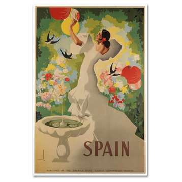 "Spain Morell" by Vintage Apple Collection, Canvas Art