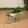 37" Metal Antique Garden Bicycle Planter