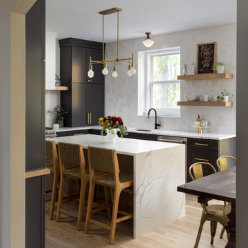 Finding Balance with Wood and Paint - Kitchen Remodel