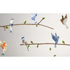 China Plate Birds & Branches Decals