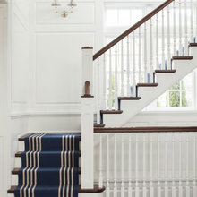 wood stair railings