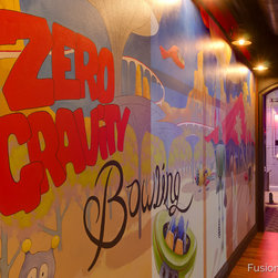 "Zero Gravity" home bowling alley - Mural - Lifestyle And Leisure
