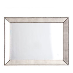 Beaded Frame Mirror - Rectangular - Floor Mirrors