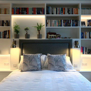 Bookcases and bedside storage