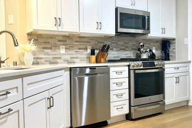 Kitchen - transitional kitchen idea in Other