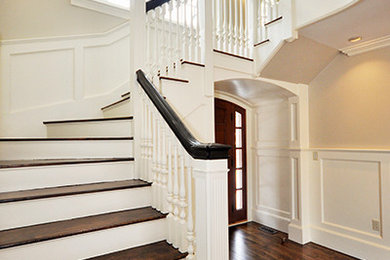 Inspiration for a staircase remodel in Boston