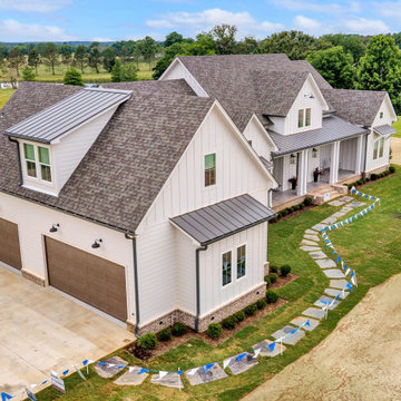 Architectural Designs Modern Farmhouse Plan 56460SM comes to life in Texas!