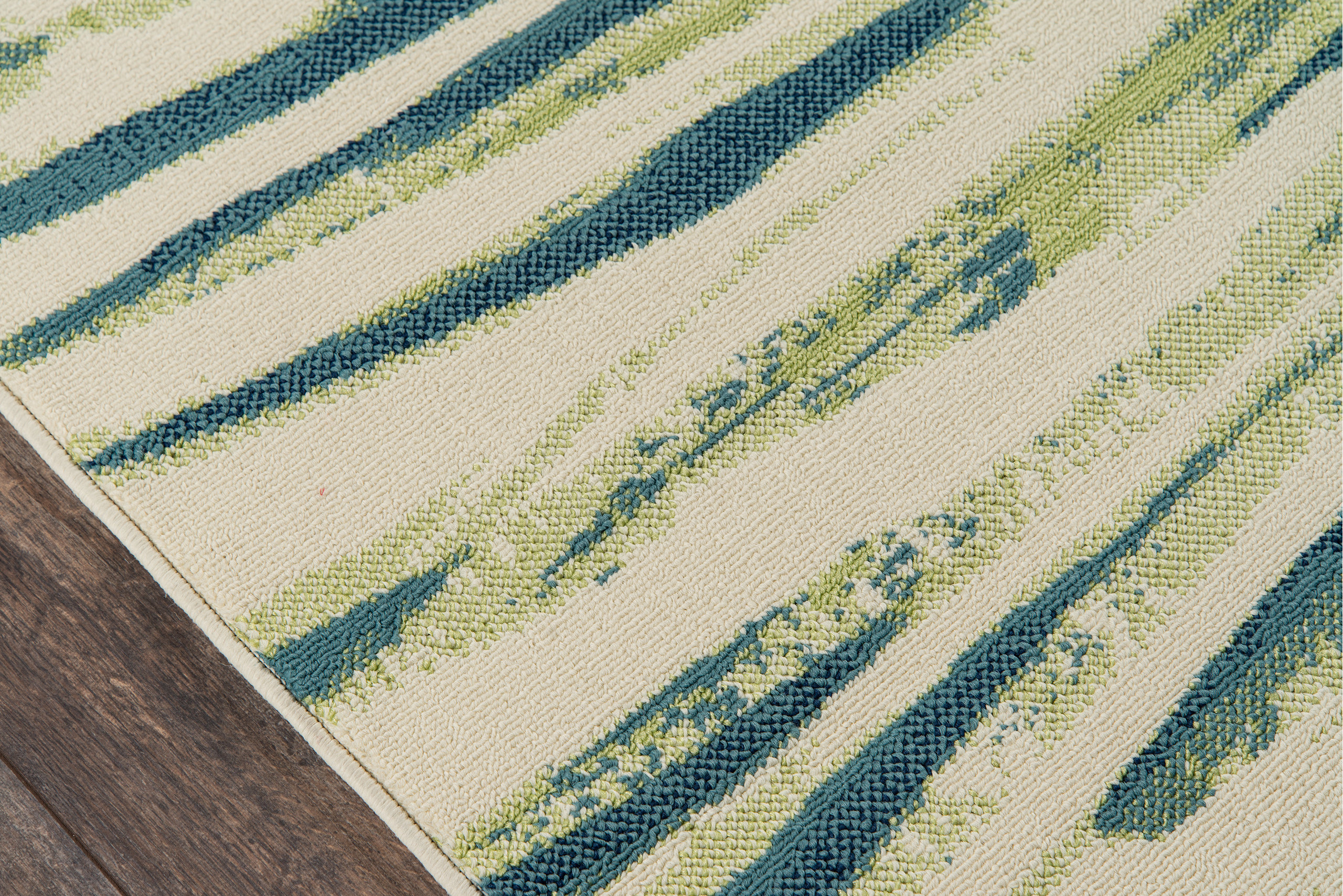 Momeni Baja Polypropylene Indoor Outdoor Rug, Green, 6'7"x9'6"