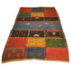 Tribal Afghan Oriental Rug, 4'x6'8"