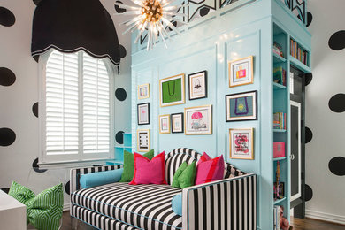 Example of a bedroom design in Dallas