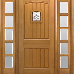 Knotty Alder / Rustic Mediterranean Entry Doors - Front Doors
