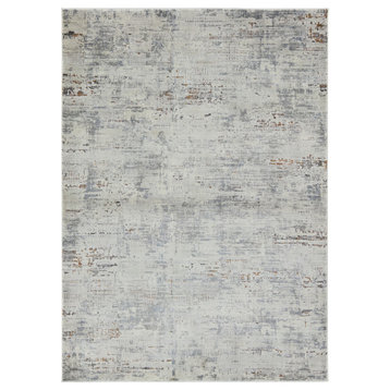 Jaipur Living Isola Abstract Gray/ Blue Area Rug 7'10"X10'